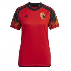 Belgien kläder Kvinnor VM 2022 Hemmatröja Kortärmad